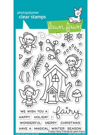 Lawn Fawn - frosty fairy friends - Clear Stamp 4x6